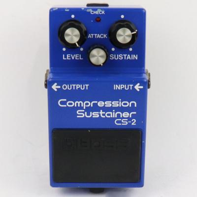 【中古】コンプレッサー エフェクター BOSS CS-2 Compression Sustainer Made in Japan ギターエフェクター