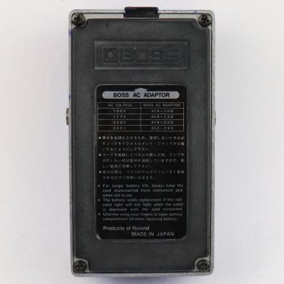 【中古】コンプレッサー エフェクター BOSS CS-2 Compression Sustainer Made in Japan ギターエフェクター 裏面