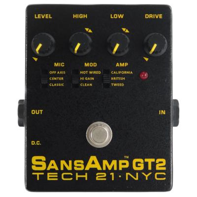 【中古】 TECH21 SansAmp GT2 アンプシミュレーター ギターエフェクター