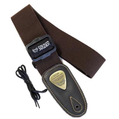 Soldier Strap ソルジャーストラップ STP-CST-1303 ダークブラウン ギターストラップ