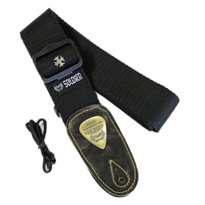 Soldier Strap ソルジャーストラップ STP-CST-1303A 黒 ギターストラップ