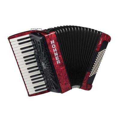 HOHNER ホーナー BRAVO III 72 Red クロマチックアコーディオン レッド