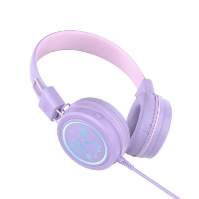 MEE audio ミーオーディオ HP-KJ55U-LV KidJamz KJ55U ラベンダー 子供用 有線ヘッドホン キッズヘッドフォン 全体