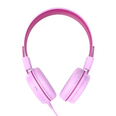 MEE audio ミーオーディオ HP-KJ55U-PK KidJamz KJ55U ピンク 子供用 有線ヘッドホン キッズヘッドフォン 正面