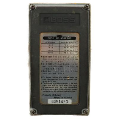 【中古】 ターボディストーション エフェクター BOSS DS-2 Turbo Distortion ギターエフェクター 本体画像 裏