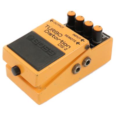 【中古】 ターボディストーション エフェクター BOSS DS-2 Turbo Distortion ギターエフェクター 本体画像 斜め 