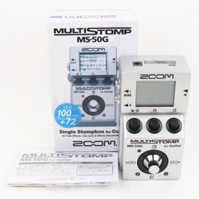 【中古】 マルチエフェクター ZOOM MultiStomp MS-50G ズーム ギターエフェクター