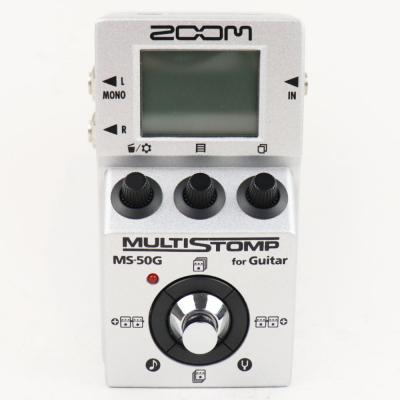 【中古】 マルチエフェクター ZOOM MultiStomp MS-50G ズーム ギターエフェクター 正面