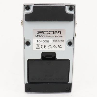 【中古】 マルチエフェクター ZOOM MultiStomp MS-50G ズーム ギターエフェクター 背面