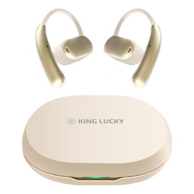 KING LUCKY キングラッキー i31pro MaX ゴールド オープンイヤー 空気伝導式 完全ワイヤレスイヤホン サブ画像3