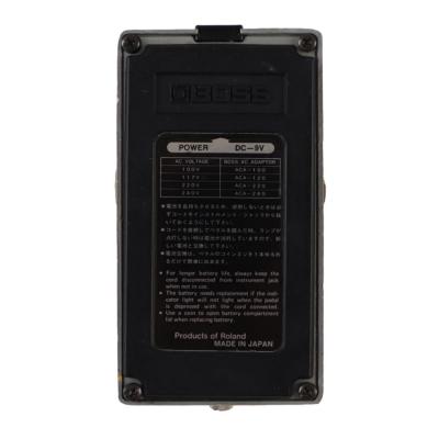 【中古】 オーバードライブ エフェクター BOSS OD-1 Over Drive Silver Screw 銀ネジ ギターエフェクター 裏面