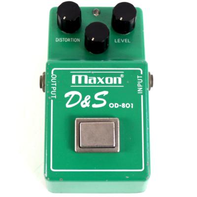 【中古】ディストーション ファズ エフェクター MAXON D&S OD-801 ギターエフェクター