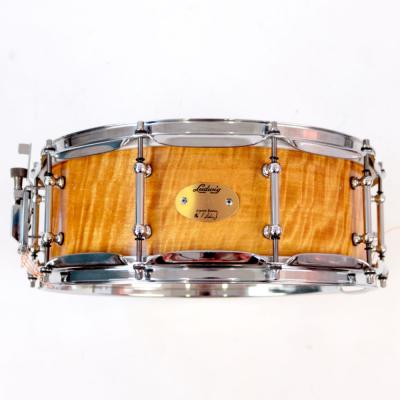 【中古】スネアドラム LUDWIG 100years Limited Edition LS560 Satinwood Classic Maple 14×5 サイド