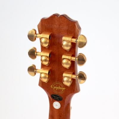 【中古】 Epiphone エピフォン Les Paul Custom PRO KOA 2017年製 レスポールカスタム エレキギター ヘッド裏