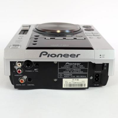 【中古】 DJ用CDプレイヤー Pioneer DJ CDJ-200 パイオニアDJ CDJプレイヤー 背面