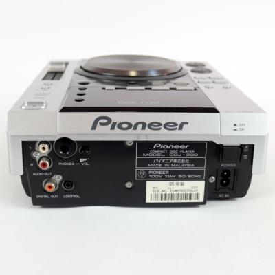 【中古】 DJ用CDプレイヤー Pioneer DJ CDJ-200 パイオニアDJ CDJプレイヤー 背面