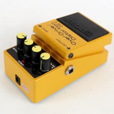 【中古】オーバードライブ ディストーション エフェクター BOSS OS-2 OverDrive Distortion ギターエフェクター 左サイド