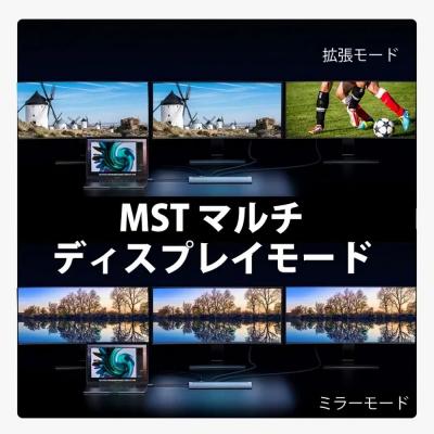 VENTION ベンション TH-8191 12-in-1 USB-C ドッキングステーション MST マルチディスプレイモード