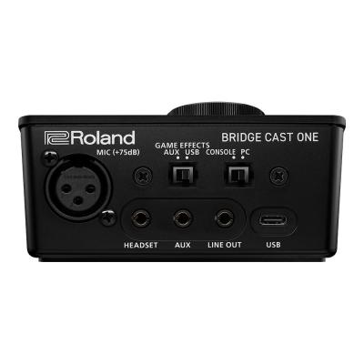 ゲーミングミキサー ローランド ROLAND BRC-ONE BRIDGE CAST ONE ブリッジキャストワン 背面端子