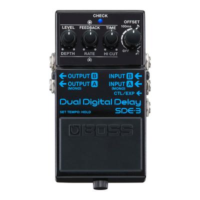 ディレイ BOSS SDE-3 Dual Digital Delay SDE-3000を再現 デュアルデジタルディレイ ボス パンニングディレイ機能搭載