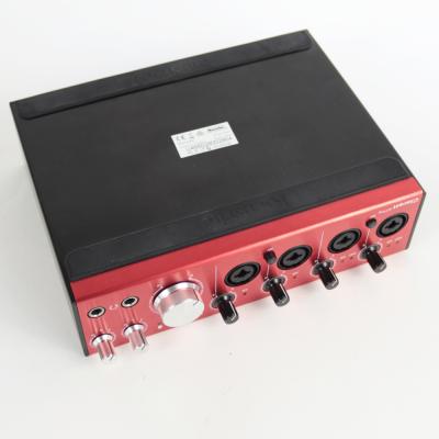 【中古】 Thunderboltオーディオインターフェース フォーカスライト FOCUSRITE Clarett 4Pre 18-in 8-out サンダーボルトオーディオインターフェース 裏面画像