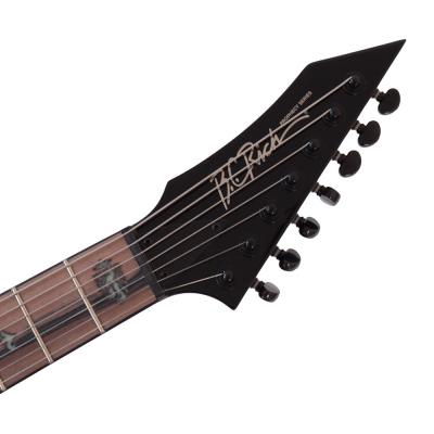 B.C.Rich SHREDZILLA 7 PROPHECY ARCHTOP WITH EVERTUNE Gloss Black Black Line Inlays 7弦エレキギター アウトレット ヘッド