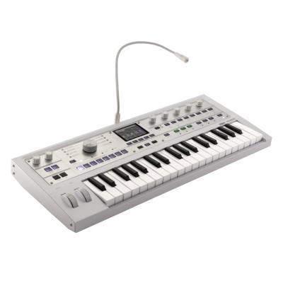 シンセサイザー マイクロコルグ2 KORG MicroKorg2 MK-2 MWH コルグ MICROKORG 2 メタリックホワイト 限定カラー ケース付き フロント斜め画像1