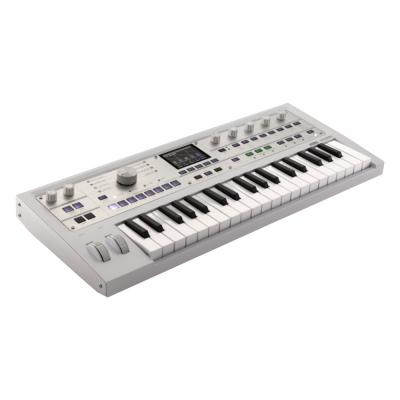 シンセサイザー マイクロコルグ2 KORG MicroKorg2 MK-2 MWH コルグ MICROKORG 2 メタリックホワイト 限定カラー ケース付き フロント斜め画像2