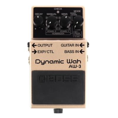 【中古】ダイナミックワウ エフェクター BOSS AW-3 Dynamic Wah ボス オートワウ ギターエフェクター ベースエフェクター 正面