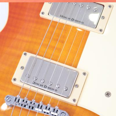 【中古】 GrassRoots グラスルーツ S-G-LP60S Honey Sunburst レスポールタイプ エレキギター ピックアップくすみ画像