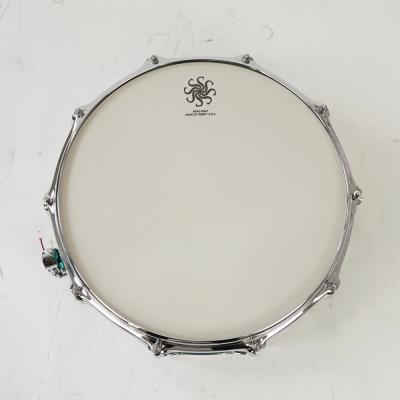 【アウトレット】 スネア SAKAE OSAKA HERITAGE SD1455MA/M-TC Maple Snare Mighty Halo ソフトケース付き Turquoise Champagne 打面画像