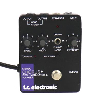 【中古】 tc electronic STEREO CHORUS+ PITCH MODULATOR & FLANGER SCF コーラス フランジャー エフェクター