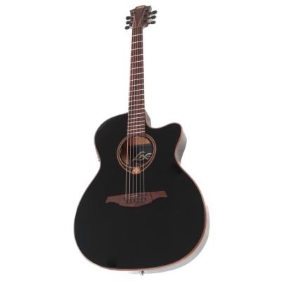 【アウトレット】 LAG GUITARS T118ASCE-BLK エレクトリックアコースティックギター 本体画像