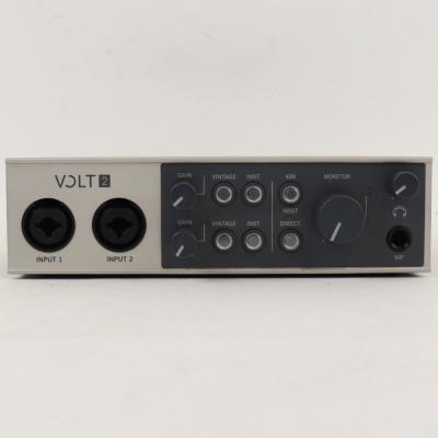 【中古】 USBオーディオインターフェイス UNIVERSAL AUDIO VOLT 2 正面