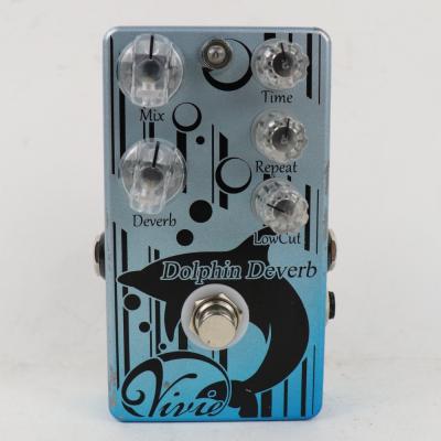 【中古】ディレイ リバーブ Vivie Dolphin Deverb ギターエフェクター ヴィヴィー ドルフィンディバーブ 正面