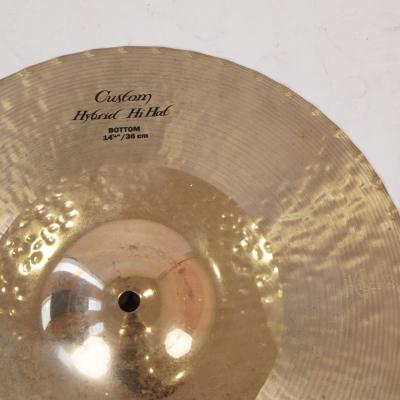 【中古】Zildjian ジルジャン 14 1/4インチ K CUSTOM HYBRID HIHATS PAIR ハイハットシンバル ペア 詳細画像