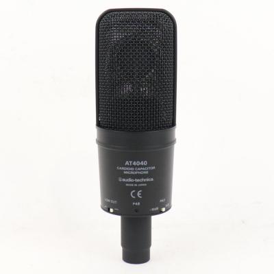 【中古】オーディオテクニカ コンデンサーマイク  AUDIO-TECHNICA AT4040 オーテク マイクロフォン スイッチ側