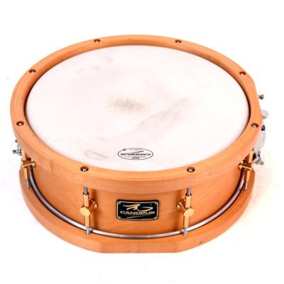 【中古】 CANOPUS カノウプス MO-1455WH 14x5.5 スネアドラム ウッドフープ仕様 正面