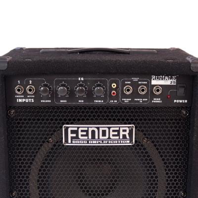 【中古】 ベースアンプ Fender Rumble 25 Combo カーペット地筐体  フェンダー ランブル コントロールパネル