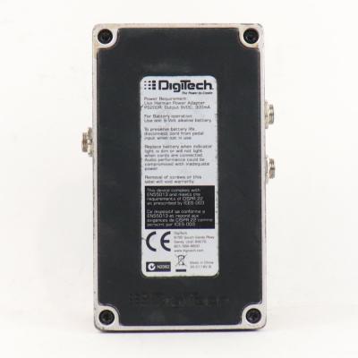 【中古】 DigiTech デジテック GRUNGE ディストーション ギターエフェクター 裏面