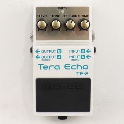 【中古】 テラエコー エフェクター BOSS TE-2 Tera Echo ギターエフェクター 正面