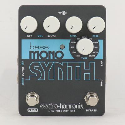 【中古】 ELECTRO-HARMONIX Bass Mono Synth ベースモノシンセ エフェクター 正面