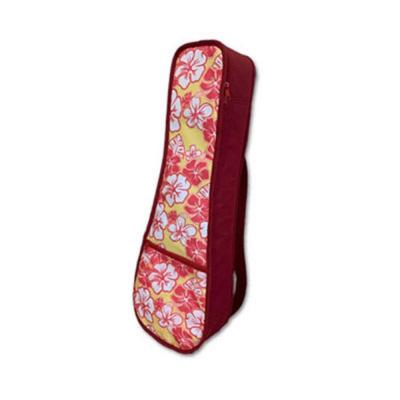 ウクレレケース コンサートウクレレ用 ORCAS OUFL-2 RED 花柄/赤 ORCAS UKULELE CASE Flower CON オルカス