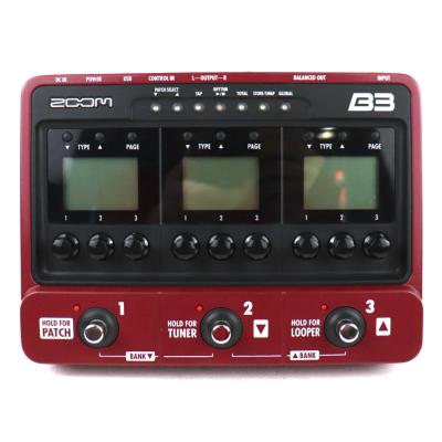 【中古】 ベースマルチエフェクター ZOOM B3 ズーム ベース用マルチエフェクター