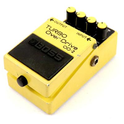 【中古】ターボオーバードライブ エフェクター BOSS OD-2 TURBO OverDrive ボス ギターエフェクター 右サイド