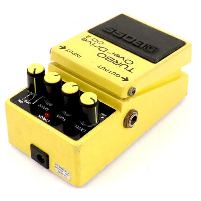 【中古】ターボオーバードライブ エフェクター BOSS OD-2 TURBO OverDrive ボス ギターエフェクター 左サイド