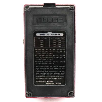 【中古】 アナログディレイ エフェクター BOSS DM-2 Delay 後期モデル Made in Japan ギターエフェクター 裏面