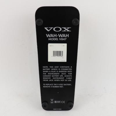 【中古】 ワウペダル VOX V847 ギターエフェクター 底面