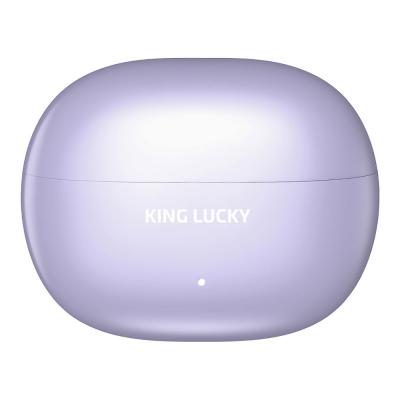 KING LUCKY キングラッキー i239 パープル オープンイヤー 完全ワイヤレスイヤホン 充電ケース