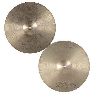 【中古】 ZILDJIAN A Zildjian NEW BEAT HIHAT Pair 14インチ ハイハットシンバル ペア 70s〜80s ビンテージシンバル 本体画像 裏